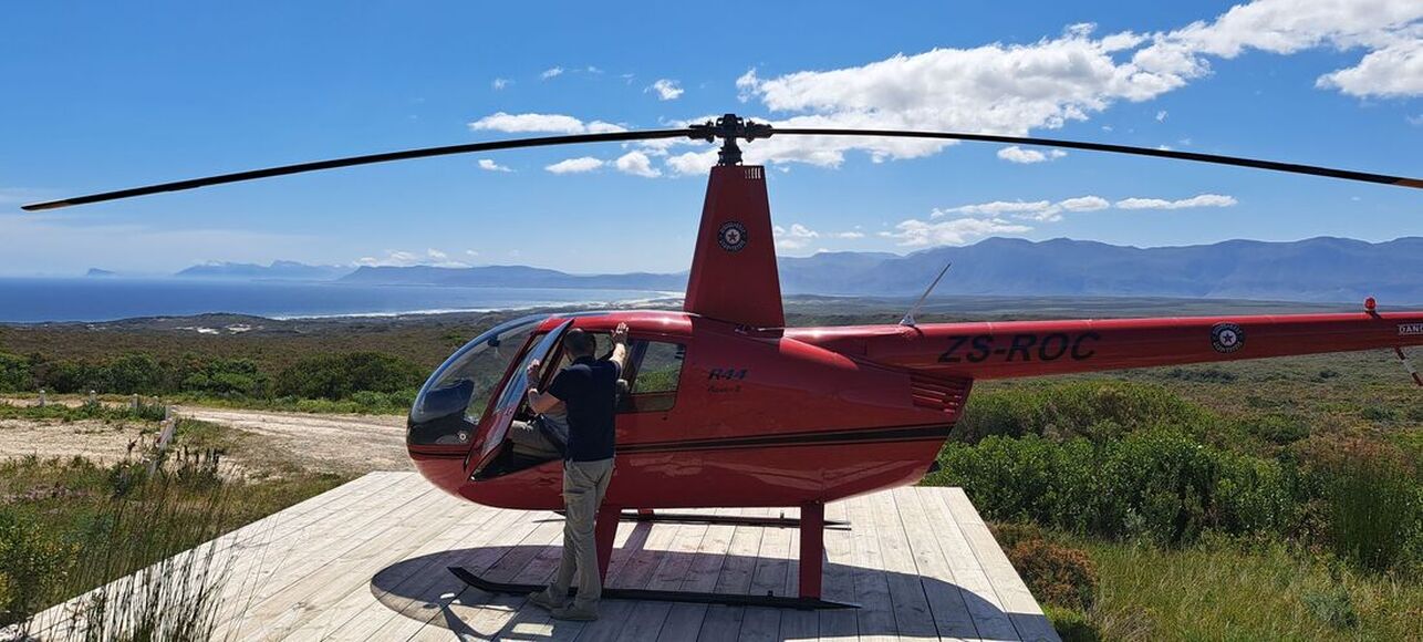 Helicopter flights over Hermanus, Gansbaai and Walker Bay - Whales are from June to Dec each year.